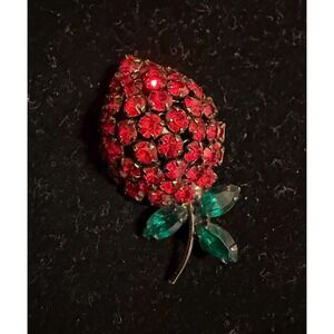 Vintage Joseph Warner Strawberry Pin
